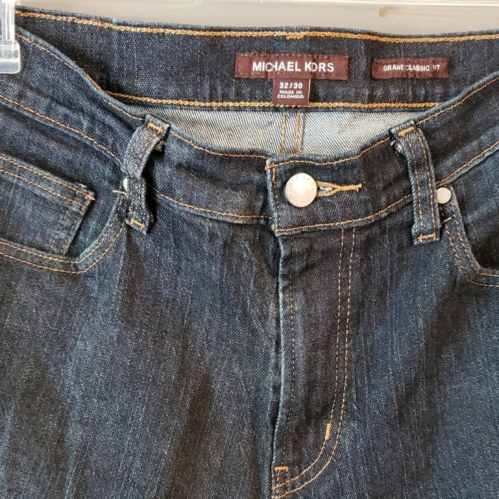Michael Kors Blue Relaxed Jeans with Faded Denim
